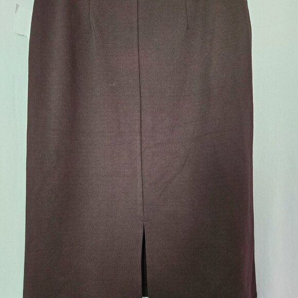89th + Madison Plaid Pencil Skirt. Brown Size M - Picture 3 of 9